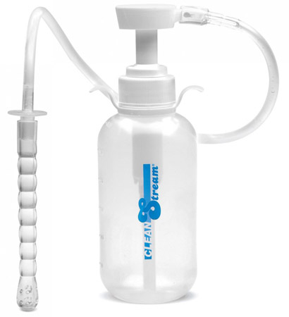 ウォーターポンプボトルエネマ　Pump Action Enema Bottle with Nozzle