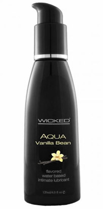 Wicked Aqua Vanilla Bean Lube 4oz