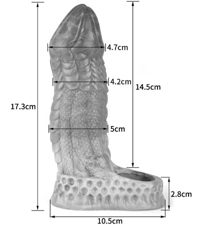 ドラゴンスケイルペニススリーブ