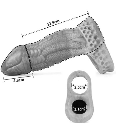 ドラゴンスケイルペニススリーブ