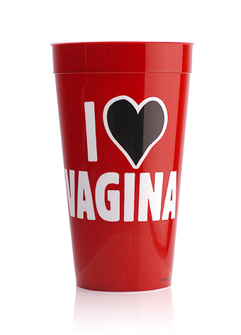 I love vaginaドリンクカップ