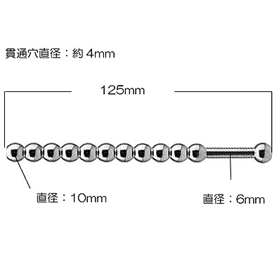 バンプスルーホールサウンディングロッド